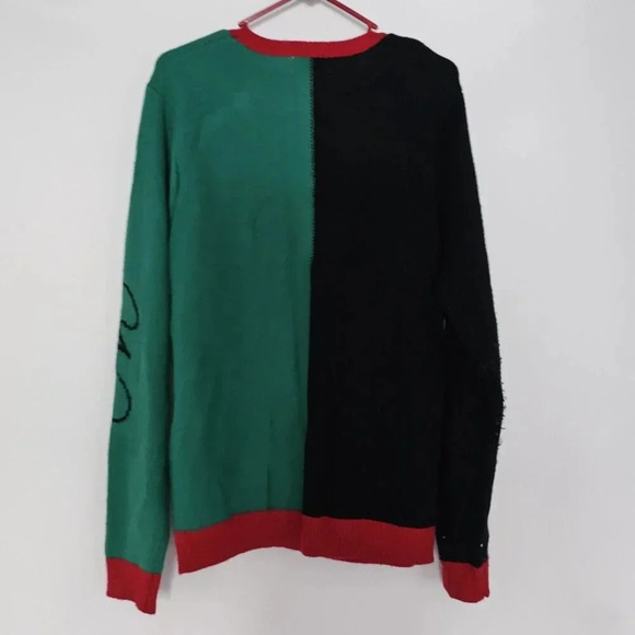 Christmas Holiday Time Santa Claus Sweater Womens Size M 38 40 - Picture 5 of 6